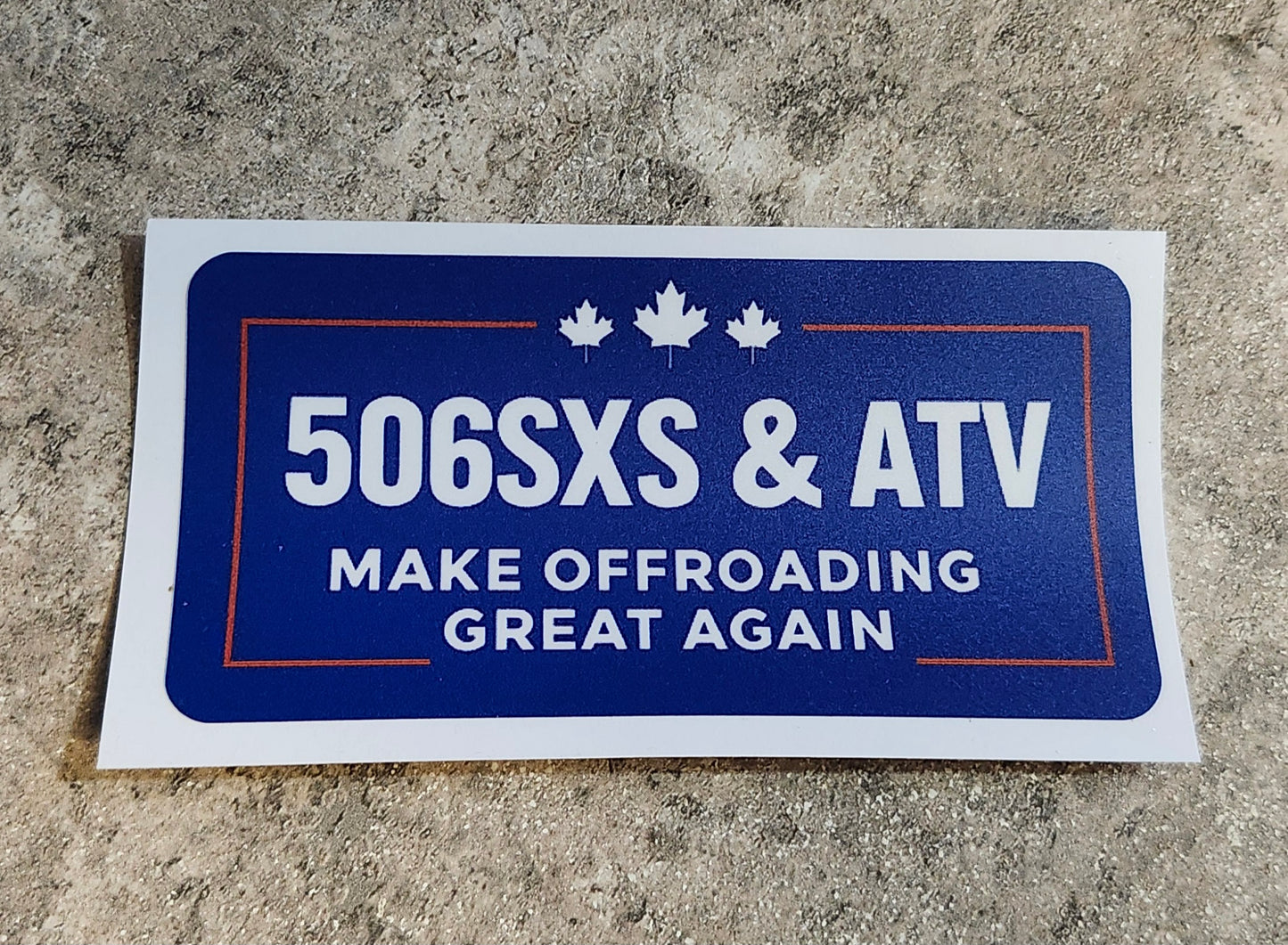 506SXS MOGA Sticker